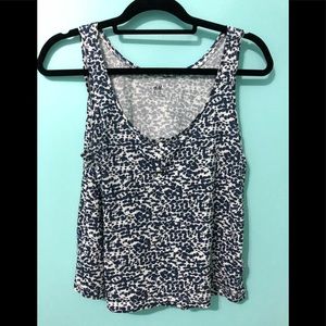 HM Dark Blue Cheetah Top